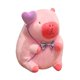 thumbnail image 2 of Peluche de carpincho rosa para acompañar el sueño, adorno divertido y cómodo para las vacaciones. sostener globo 23cm, 2 of 9