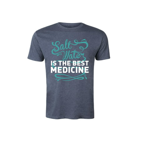 Saltwater Is The Best Medicine  - Adult Short Sleeve