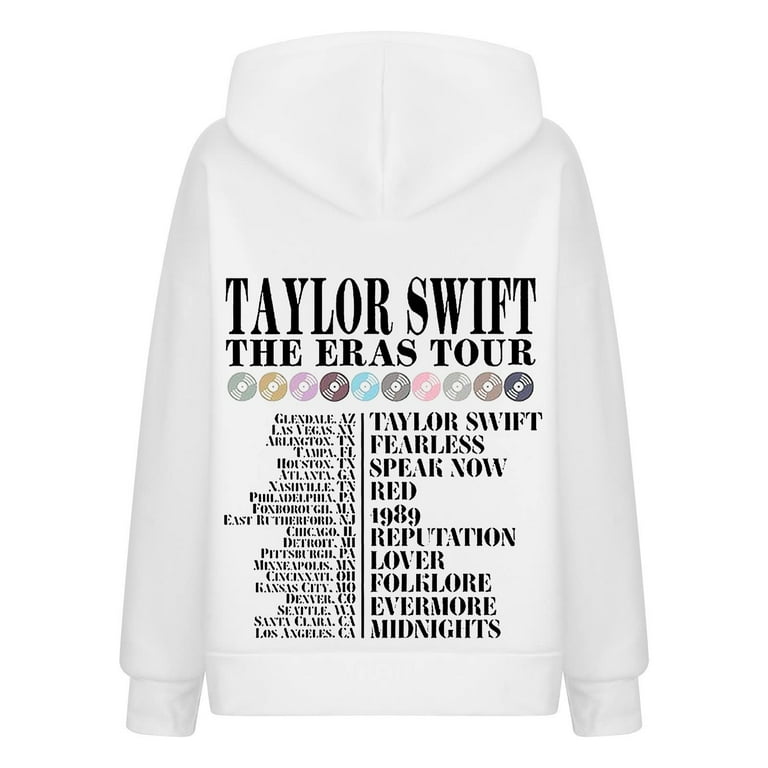 Taylor swift white tour hoodie sales