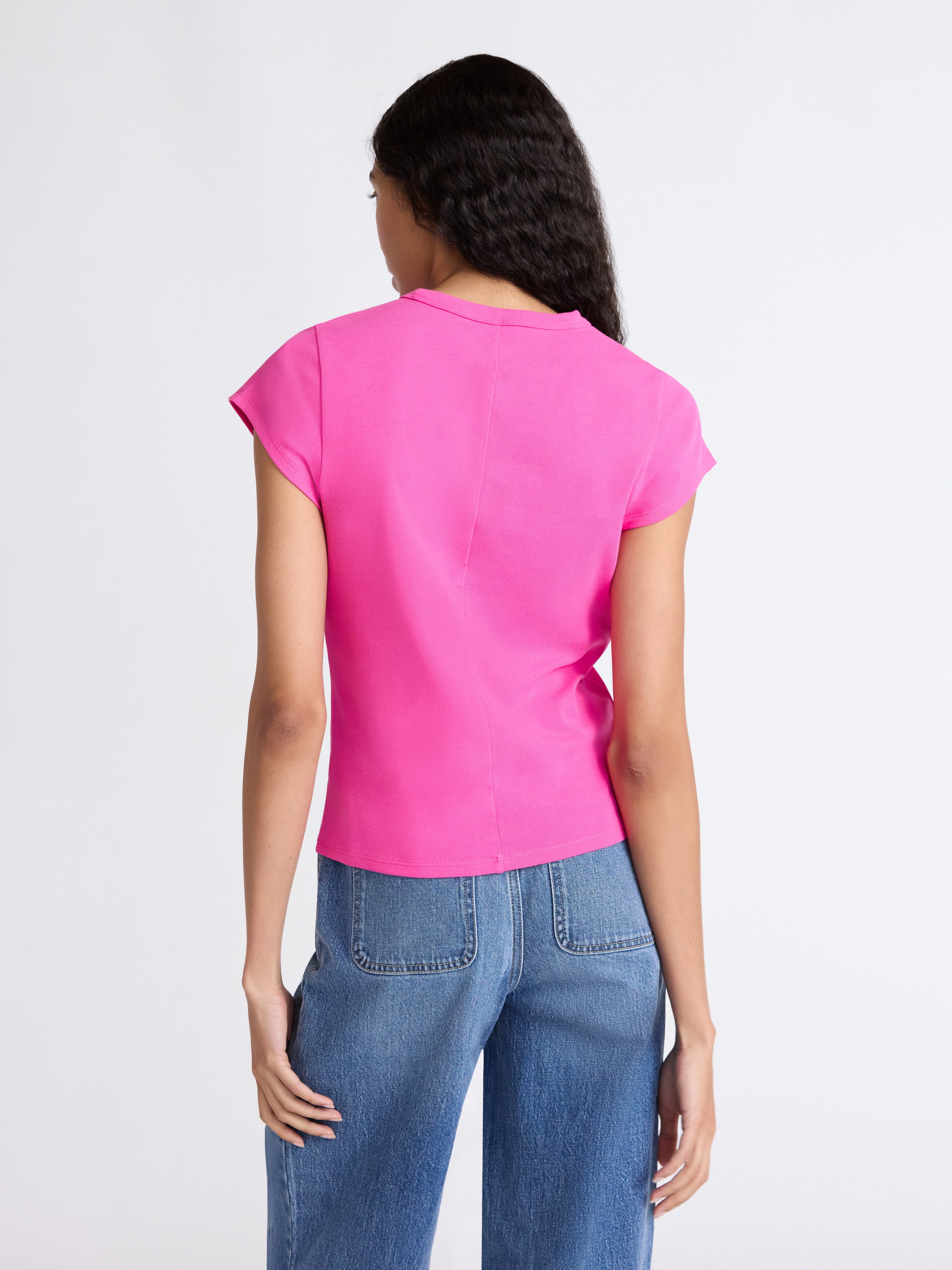 Free Assembly Women's and Women's Plus Cap Sleeve Tee, Sizes XS-4X