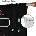 thumbnail image 4 of Gaming Curtains for Boys, Colorful Pink Blue Game Controller Graffiti Gamepad Print Window Curtains for Kids Teens Bedroom Nursery Playroom, 84" W X 84" L, 4 of 6