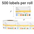 thumbnail image 4 of L LIKED 2x3 Inches Dissolvable Food Rotation Labels, 500 Pcs Dissolved Freezer Labels for Storage Containers, Canning, Jam Jar, Mason Jars, 4 of 7