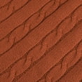 thumbnail image 5 of PiccoCasa Cotton Knitted Blanket Throw Blanket for Couch, Bed, Sofa, Travel, Orange 50" x 60", 5 of 8