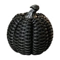 thumbnail image 2 of Rattan Pumpkin Decor Fall Decorations For Home Halloween Thanksgiving Decorations Wicker Halloween Decor Distressed Resin Pumpkin Statue Rustic Artificial Pumpkin Ornament For Fall Front Porch Decor, 2 of 8