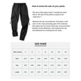 thumbnail image 4 of SCODI Men's Fleece Winter Pants Sherpa Lined Active Joggers Sweatpants Drawstring Zipper Pockets Elastic Black M, 4 of 6