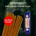 thumbnail image 5 of Express Beauty Nag Champa Incense Sticks, Authentic Agarbatti for Relaxation and Non-Toxic Incense - (12 Pack Set), 5 of 5