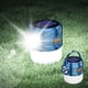 thumbnail image 1 of Lámpara de camping recargable USB con gancho • 3 modos (Alto/Bajo/Destello) • Lámpara portátil de tienda de ABS para senderismo y pesca • Azul • 4,5x4,0 pulgadas, 1 of 9