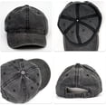 thumbnail image 4 of Yolyoo 3PCS Classic Baseball Cap, Low Profile Hats Adjustable Washed Plain Baseball Hat Cap Dad Hat for Men Women, 4 of 8