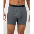 thumbnail image 2 of Hanes Ultimate® Comfort Flex Fit® Total Support Pouch® Boxer Brief Assorted Colors 4-Pack S Men's, 2 of 9