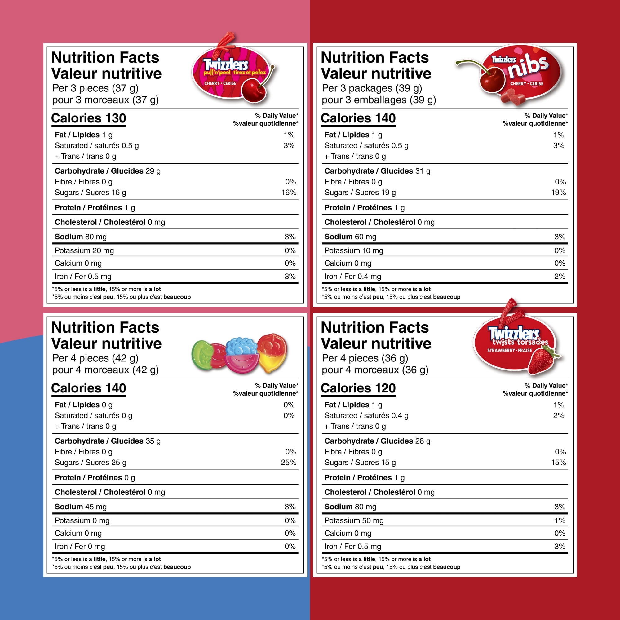 35 unités variées Jolly Rancher et Twizzlers 375 g, 32 paquets