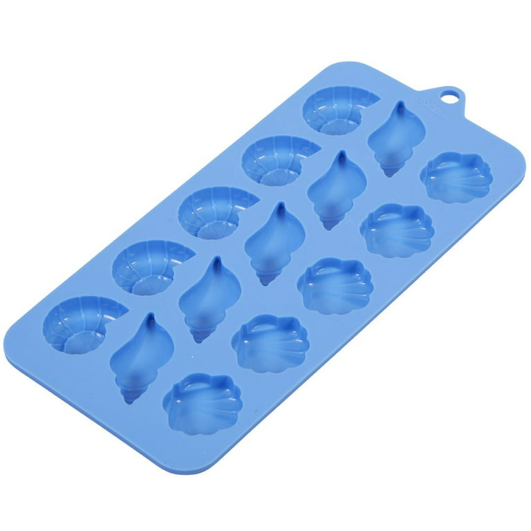 Wilton Seashells Silicone Candy Mold, 15 Count 