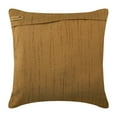 thumbnail image 6 of Gold Throw Pillows Cover Couch, Metallic Stripes Textured Pintucks Pillows Cover, 14x14 inch (35x35 cm) Pillow Case, Square Silk Pillowcase, Striped, Modern - Unfolding Gold Copper, 6 of 10