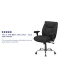thumbnail image 5 of Flash Furniture HERCULES Series Big & Tall 400 lb. Rated Black Fabric Deep Tufted Swivel Ergonomic Task Office Chair with Adjustable Arms, 5 of 13
