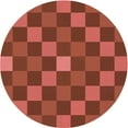 thumbnail image 1 of Ahgly Company Indoor Square Patterned Grapefruit Red Area Rugs, 3' Square, 1 of 6