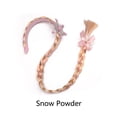 thumbnail image 2 of Qarigey Peluca de dibujos animados Bling Bling Gold Hairpiece Hand Knitting Cosplay Easy to Wear Lustrous Periwig Delicado Exquisito Encanto Ropa, zapatos y accesorios Miscelánea rosa copo de nieve Qarigey AP013993-01, 2 of 6
