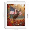 thumbnail image 2 of Paint by Numbers Kit for Adults, Autumn Deer American Flag Scene Paint by Numbers, Easy Paint by Numbers Kit for Adults Beginner, DIY Adult Paint by Number Kits on Canvas, 12x16in Home Decor, 2 of 7