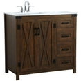 thumbnail image 4 of Elegant Decor Dean 36" Single Quartz Top Bathroom Vanity in Espresso, 4 of 15
