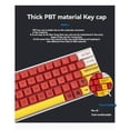 thumbnail image 4 of 137 Keys Keycaps Hot Sublimation PBT Key Cap Fit Laptop PC Game Office Mechanical Keyboard Keycaps, 4 of 5