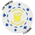 thumbnail image 2 of Brybelly Holdings BAR-4082 25 White 1 Drink Bar Token Chips, 2 of 5