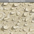 thumbnail image 5 of Beige Dog Crate Cover, Unusual Swirled Floral Patterns Style Motifs in Boho Design Print, Easy to Use Pet Kennel Cover Small Dogs Puppies Kittens, 7 Sizes, Beige, by Ambesonne, 5 of 6