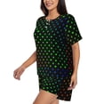 thumbnail image 2 of Lsque Poker Shapes Women's Short-Sleeved Pajama Set - 2 Piece Soft and Lightweight Sleepwear Set-Medium, 2 of 9