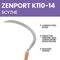 thumbnail image 4 of Zenport K110-14 Landscape Scythe, 14-Inch, 4 of 5