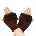thumbnail image 1 of 1 Pair Fashionable Hands Protection Autumn Winter Girls Gloves, 1 of 5