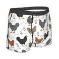 thumbnail image 3 of Naloa Retro Rooster Print Mens Underwear - Boxers for Men, Classic Briefs for Men, 3 of 9