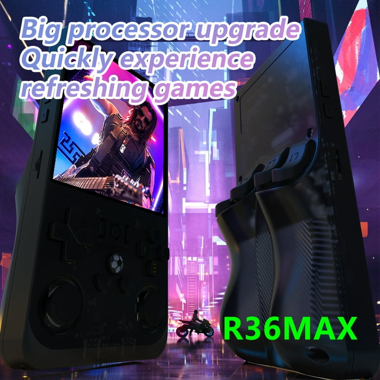 The latest R36SMAX open source handheld game console, nostalgic