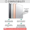 thumbnail image 2 of iPad Case Keyboard 10.2 10.5 in, for iPad 9th/8th/7th Gen 10.2 in, iPad Pro, Air 3rd Gen 10.5 in, Detachable Backlit Wireless Keyboard with Magnetic Protective Cover and Built-in Pencil Holder (Black), 2 of 10