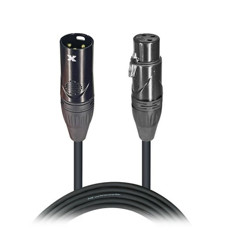 ProX XC-DMX10 10 Ft. High Performance DMX Male 3-Pin to DMX Female 3-Pin Cable