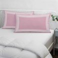 thumbnail image 5 of Pink Geometric Lumbar Pillow Covers 12x20 Inch, White Greek Key Design Abstract Modern Art Decorative Pillowcase with Zipper, Microfiber Breathable Throw Pillowcases for Sofa Bed Living Room, 5 of 9