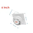 thumbnail image 2 of 4 Inch 6 Inch Mute Bathroom Extractor Exhaust Fan Kitchen Toilet Wall Window Ventilation Fans With Power Cable ,High Power, 2 of 7