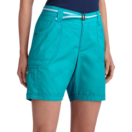 White Stag - Women's Cotton Twill 7.5 Cargo Bermuda Shorts - Walmart ...
