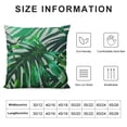 thumbnail image 5 of Creowell  Farmhouse Pillow Covers Tropical Palm Leaves Lumbar Pillow Covers Home Decorative Cushion Case for Sofa Couch Housewarming Gifts Family Room Décor 12x12in, 5 of 5
