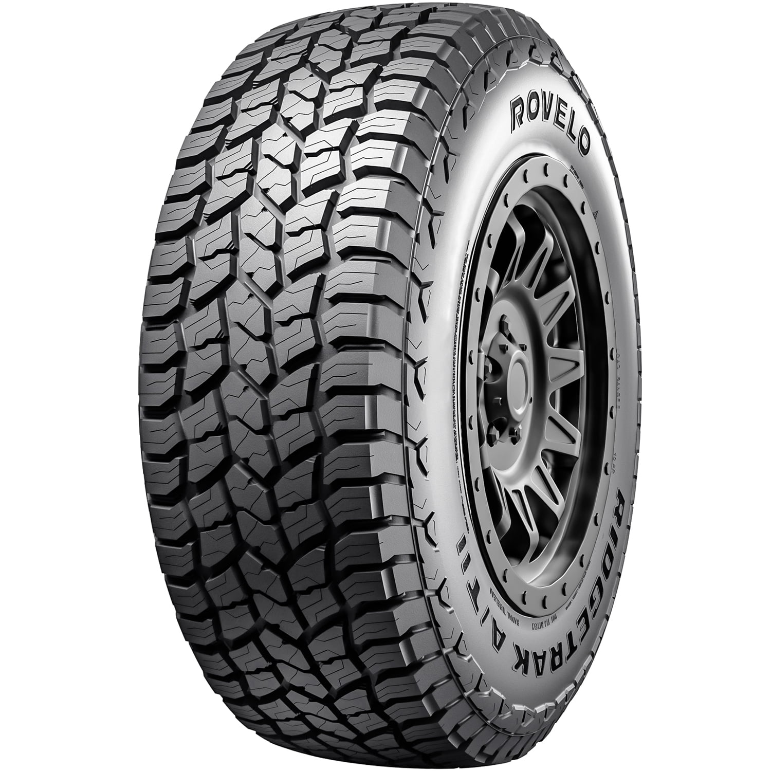 Rovelo Ridgetrak A/T II 315/70R17 121/118S E 10 Ply All Terrain All Weather Light Truck One Tire