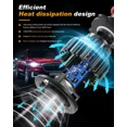 thumbnail image 6 of For GMC Acadia 2013-2018 9012/HIR2 LED Headlight Bulbs 6000K White, 6 of 8