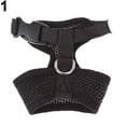 thumbnail image 1 of Flmtop Nylon Pet Puppy Soft Mesh Dog Harness Strap Vest Collar for Small Medium-sized Black, 1 of 7