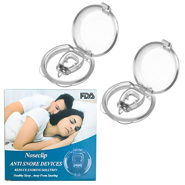 Corrector antironquidos Dispositivo de prevención de ronquidos Dispositivo antironquidos para mujeres Eliminación de ronquidos Pinza para la nariz Noche de sueño para hombres Dengxun unisex