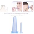 thumbnail image 3 of 2 uds. De ventosas de silicona para ventosas, ventosa para cara, pierna, brazo, ventosa para masaje (azul) Likrtyny  cuidado belleza, 3 of 8