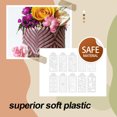 thumbnail image 4 of Toystoory Paquete de 10 plantillas plegables reutilizables para pastel Floral de cumpleaños de boda, molde para borde de repostería, plantilla Cocina y Comedor, 4 of 6