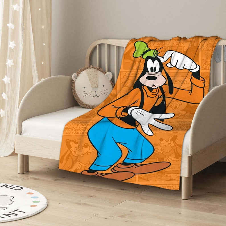 Goofy Cozy Flannel Blanket for Couch Lightweight Warm Throw Goofy  Blankets