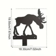 thumbnail image 3 of Moose Wall Hook, Multi-Purpose Decorative Hooks, Decorate Home, Christmas Decoration Wall-mounted Hooks Key holder, 3 of 4