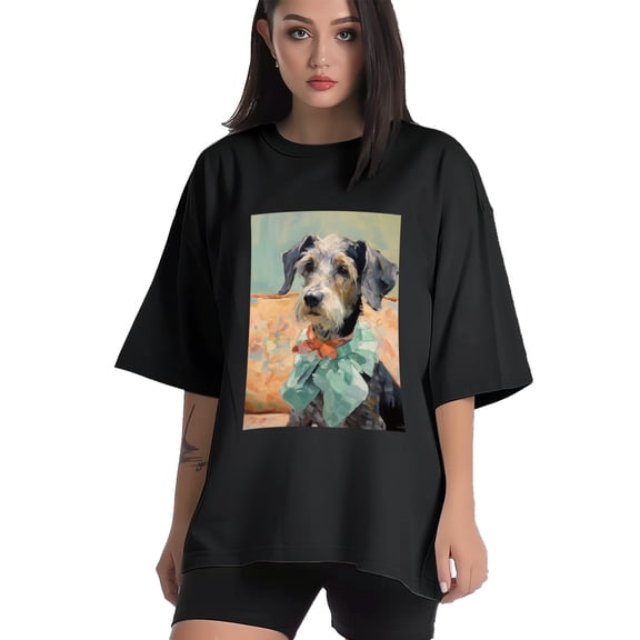 Plus Size Shirt for Women Black Tops for Women Short Sleeves Shirt for Women Dog T Shirt Crewneck Shirt for Women XS