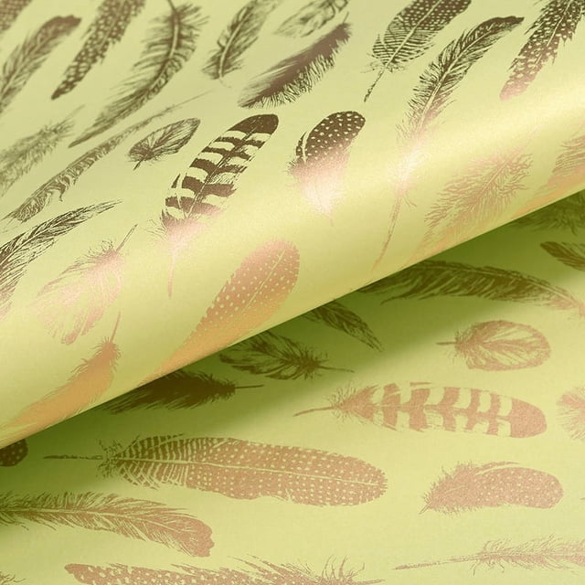 Nvzi flowers, gifts, gift box decorations, European and American pearl packaging paper dustproof gifts, flower packaging paper, (75 * 52.5cm, fluorescent green)