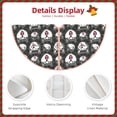 thumbnail image 3 of Fotbe HUSKY Face Pattern Christmas Tree Skirt, Tree Skirts Plush Christmas Decorations, Christmas Tree Skirts Xmas Decorations Holiday Party Decor-30", 3 of 6