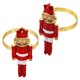 thumbnail image 3 of 2 anillos de servilleta navideños de metal con hebillas de cascanueces, porta servilletas de tela para decoración de mesas, fiestas y cenas navideñas., 3 of 7