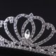 thumbnail image 2 of Heart Shape Tiara Crown Sparkling Rhinestone Tiara Wedding Pageant Tiara Crown Bridal Hair Accessories, 2 of 3