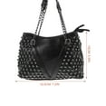 thumbnail image 4 of Minkissy Rivet Chain Shoulder Bag - Stylish Crossbody Messenger Bag for Women, Trendy and 1pc, 4 of 5