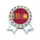 thumbnail image 1 of SriLanka bandera del pais nombre Insignia broche Medalla ganadora, 1 of 3